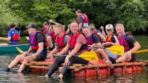 Canoe Sports Trust raft building Rickmansworth