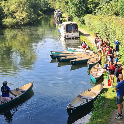 Canoe Sports Trust adventure in canoes