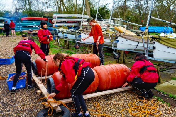 Canoe Sports Trust raft building